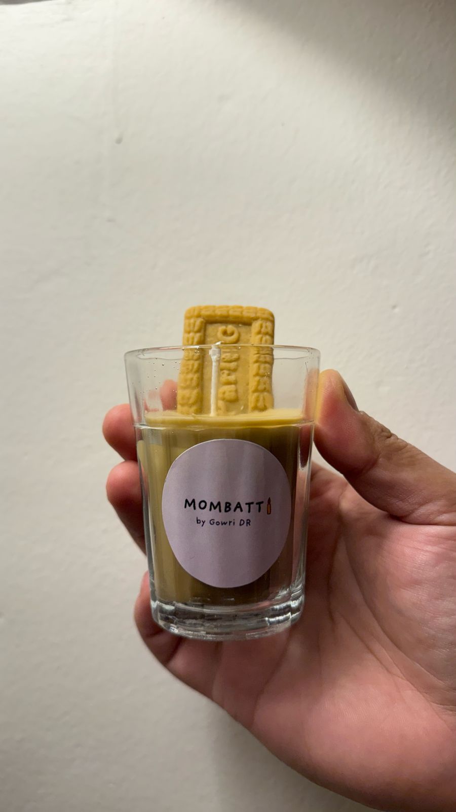 Chai and Parle G Candle